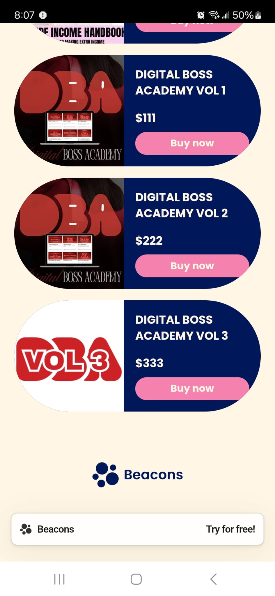 DBA Volume 1,2&3